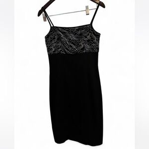 Vintage 90s Y2K Georgiou Black Dress 4